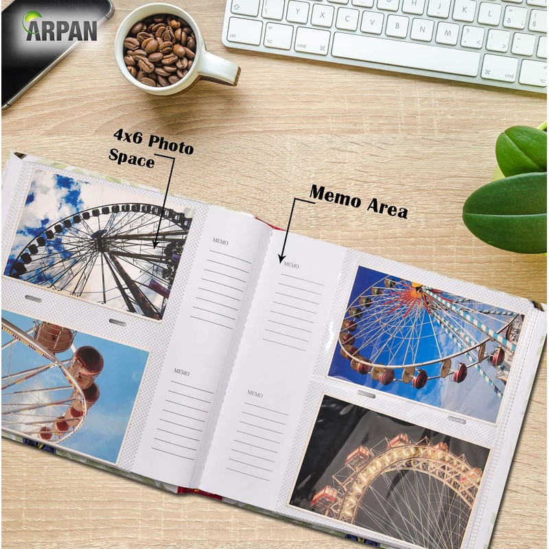 Arpan Cream Photo Album Large Slip In Album 200 Holds