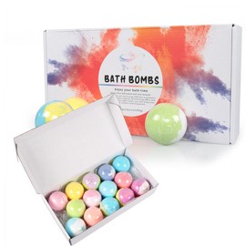 Mignova Bath Bombs Set Pack of 14 Scented Kids Girls Children Colourful Bath Bombs Gifts