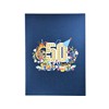 Teabug Cards Happy Birthday Pop Up 3D Greeting Card with