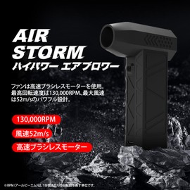 Air Blister Small Air Blower, High Speed Brush Moss Motor, Maximum Rotational Speed: 130,000 RPM, Powerful Design with Maximum Wind Speed of 52 m/s, Maintenance of Cameras and Precision Equipment,