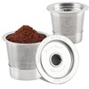 Pro Mael 2-Pack Reusable K Cups Coffee Pods, Universal Stainless