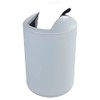 Cosmetic Bin with Swing Lid, Bathroom Bin, Shatterproof in Various