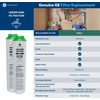 GE Under Sink Water Filter Replacement, Dual Flow, Reduces Sediment,