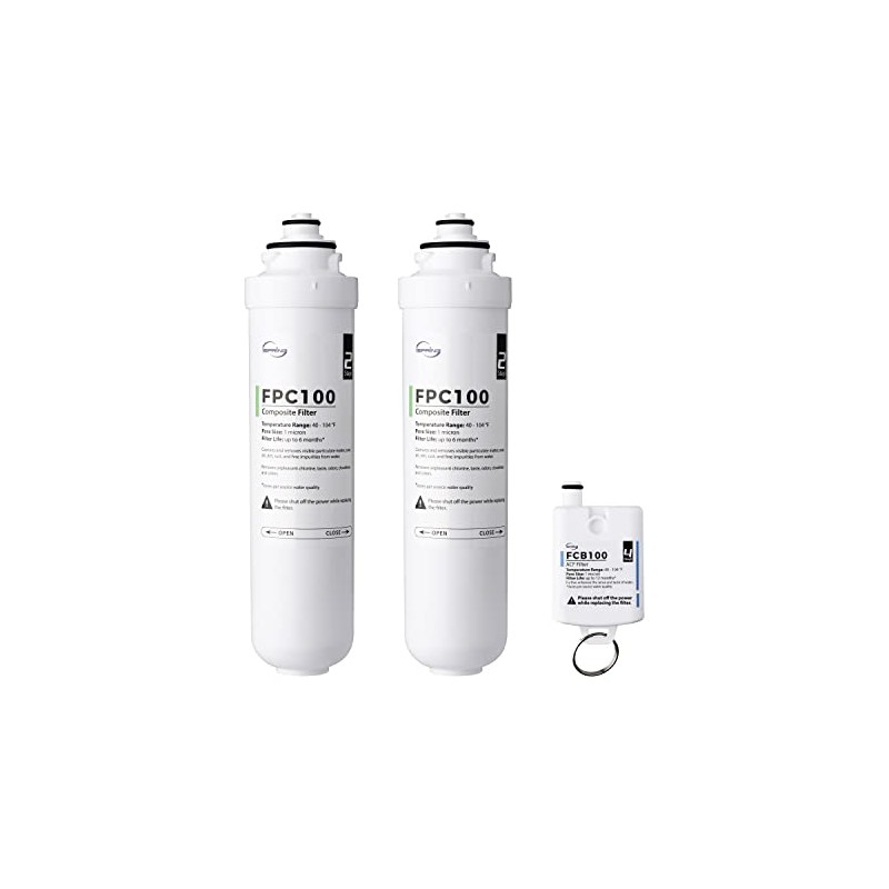 iSpring F3RCD100 1-Year Replacement Filter Pack for RCD100 RO System