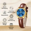 Taxau Women's Analogue Quartz Watch with Leather Strap - Classic