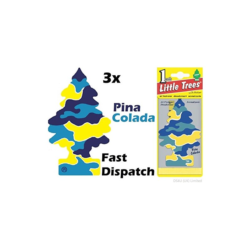 MAGIC TREE "LITTLE TREE" PINA COLADA FRAGRANCE CAR AIR FRESHENERS