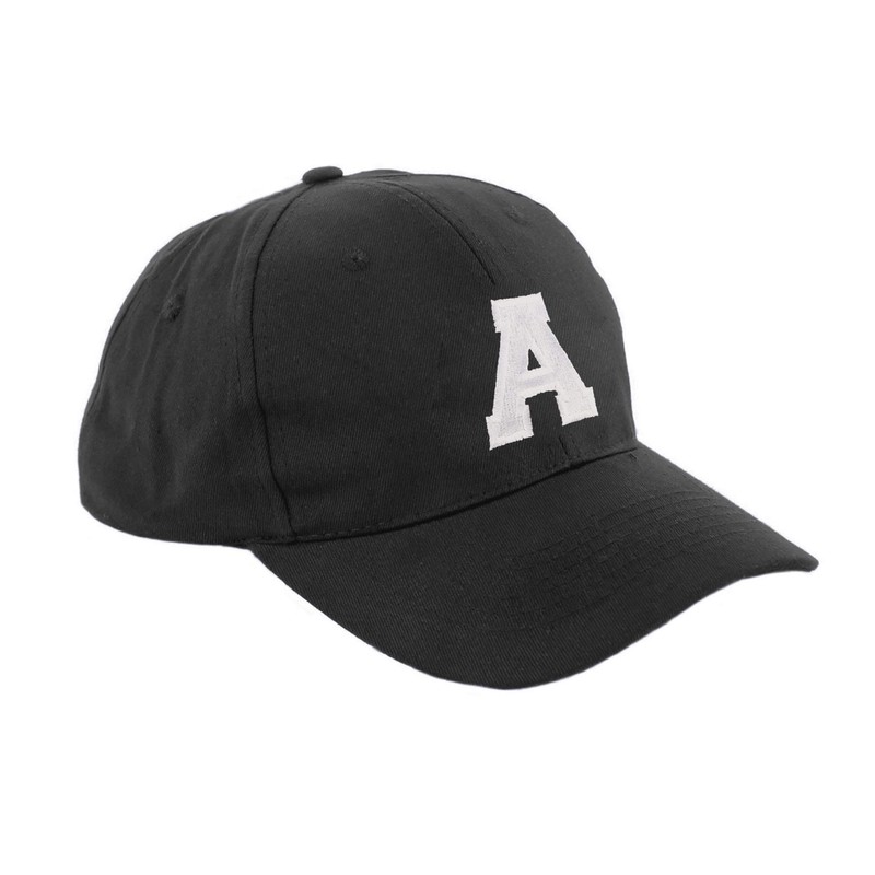 Unisex Boys Girls Baseball Cap Hat Cap A-Z Alphabet Morefaz