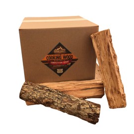 Smoak Firewood 16inch Length Premium Cooking Wood and Firewood Logs – Used for Grills, Smokers, Pizza ovens, stoves, firepits or fireplaces – USDA Certified Kiln Dried (Pecan – 60-70lbs 16inch Wood)