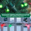 25 Sets Plug Protectors Covers and Weatherproof Gaskets, Outdoor Waterproof