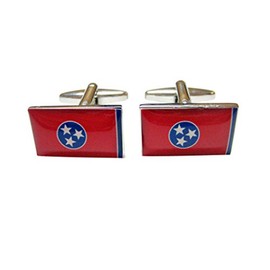 Kiola Designs Tennessee State Flag Cufflinks