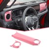 JeCar Dashboard Panel Trim Cover Center Console Decoration Kit Interior