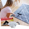 Birllaid Pack of 8 Carpet Non-Slip Grippers for Floors Washable