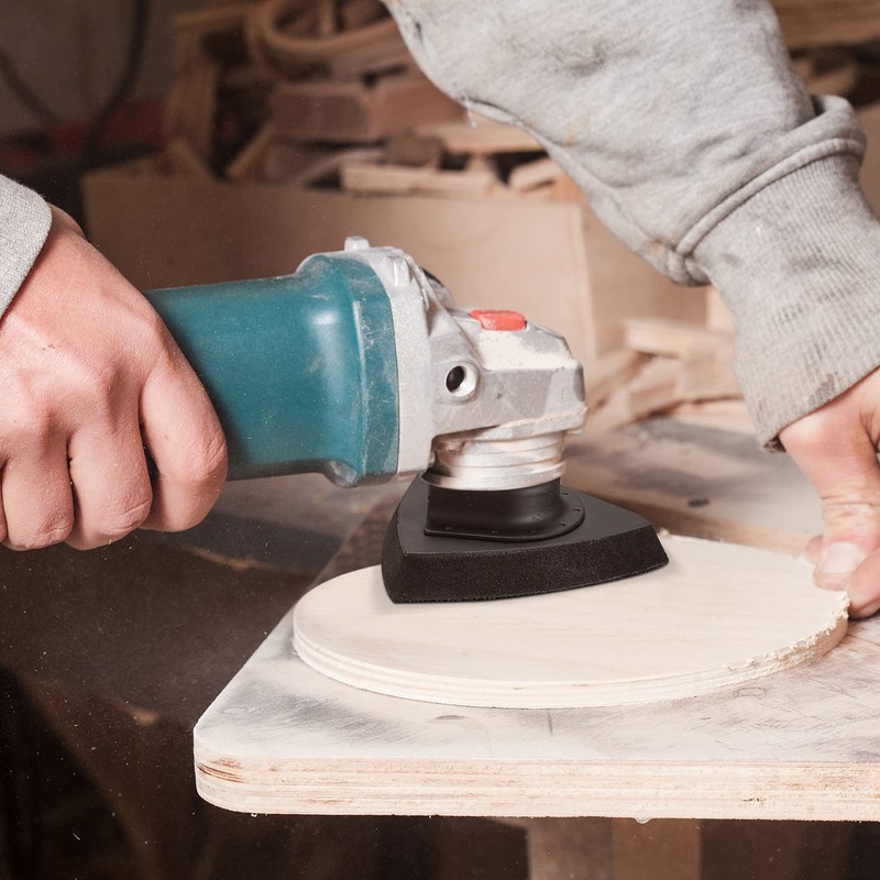 4 Pcs Multi-Tool Sanding Pads Accessories, 80mm Triangle Hook Loop