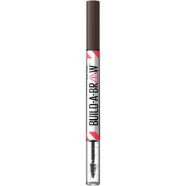 Maybelline New York Build-A-Brow 2-In-1 Brow Pen & Sealing Gel, Deep Brown