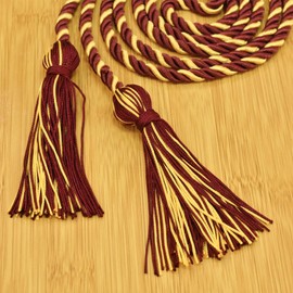 Graduation Honor Cords 68“ for College Graduation Students (Maroon-Gold)