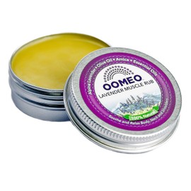 OOMEO Lavender Muscle Rub with Arnica - Massage and Reflexology - 30ml - 100% Natural