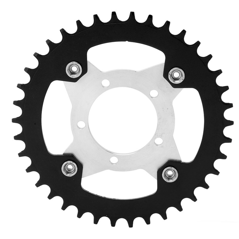 104BCD Electric Bike Chainring and Adapter 38T Aluminum Alloy CNC