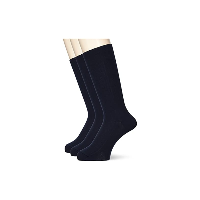 Atsugi GC74111 GC74111 Men's Business Socks with Pique Stripe Pattern,