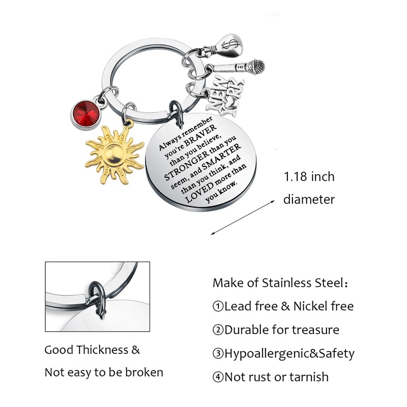 WSNANG Annie The Musical Inspired Annie Broadway Orphan Theater Keychain