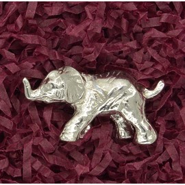 Elephant Figurine, Elephant Miniature, Animal Figurines, Elephant Gifts, Handcast in Fine Pewter by William Sturt