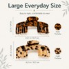 2 Pack Large Hat Hair Clips for Women, Acetate Claw