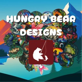 Hungry Bear Designs Have A Nice Day Patch Embroidered Iron-on Clothing Applique Hippie Retro Vintage - VELCRO® Hook Backing, 3.5 Wide x 3 Tall Inches