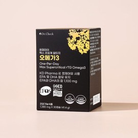 Dr. Check 닥터체크 원퍼데이 맥스 초임계 알티지 오메가3 Dr. Check One Per Day Max Supercritical RTG Omega 3