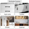 selcouth yyds 2 Pack Kitchen Cupboard Handles Black Cupboard Handles