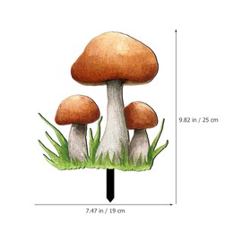 SUPVOX Mushroom Ornament Mushroom Acrylic