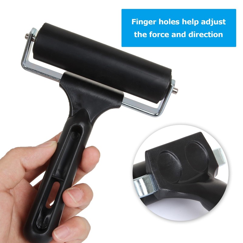 GBACHOOSE 3 Pack Rubber Brayer Rollers, Brayer Rollers for Crafting,