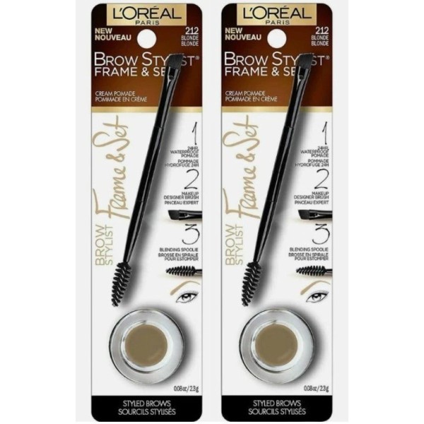 L'Oréal 2x L'Oreal Paris Brow Stylist Sculpting Frame And Set,