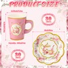 Domensi 60 Pcs Tea Party Decorations Include 30 Pcs 9