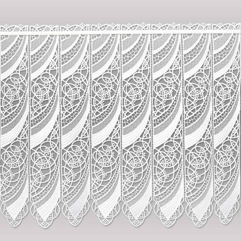 atelier alles-Spitze Elegant Malu Net Curtain Made of White Air