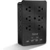 NiklebTech Tomacorrientes Inteligentes Con USB Protector Contra Sobretenciones Extensor #1