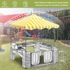 Outdoor Kids Playhouse Replacement Canopy,Replacement Top Cover Suitable for Multiple