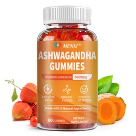 MENXI Ashwagandha Gummies Better Than Goli Extra Strength 5000mg Ashwagandha Root