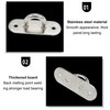 2 Sets Eye Plate Stainless Steel Cover Plate M5 Mast
