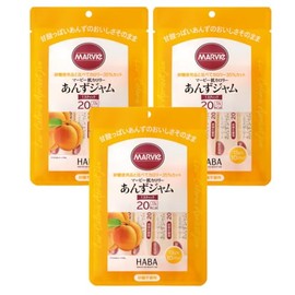 Marvie Jam, Apricot, Sugar-free, Low Calorie Harbor Laboratory, 0.5 oz (13 g) x 10 Bottles x 3 Bags, Individually Packed, Divided Use, Calorie Control, Bulk Purchase