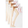 ATSUGI ASTIGU (Atsu) Compression Stockings, Tightening, 3 Pairs, ASTIGU Women's -