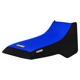 Yamaha Big Bear 350 YFM 350  1987-1999 seat cover  BLACK sides-TM BLUE top #272