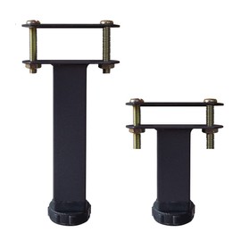 KUSRUP Bed Frame Support Foot Bed Legs Support Feet for Furniture Adjustable Bed Feet Retractable Metal for Bed Frame 2 Pieces (20 cm - 27 cm)