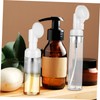 BIUDECO 4pcs Travel Soap Container Foaming Pump Bottle Refillable Hand