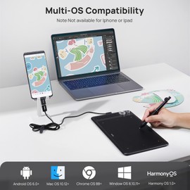 Parblo Intangbo X7 Drawing Tablet 7.2x4.5 inch Graphics Tablets,Digital Drawing Tablet with Mode Switch,6 Customized Keys,Battery-Free Stylus S01 for Digital Art,Design,Work with Window/Mac,Android