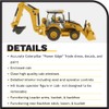 Diecast Masters 1/87 Caterpillar 450E Backhoe Loader- High Line Series