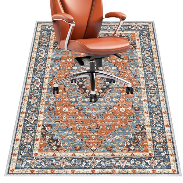 Office Chair Mat for Hardwood Floor, 48"x60" Desk Chair Rug