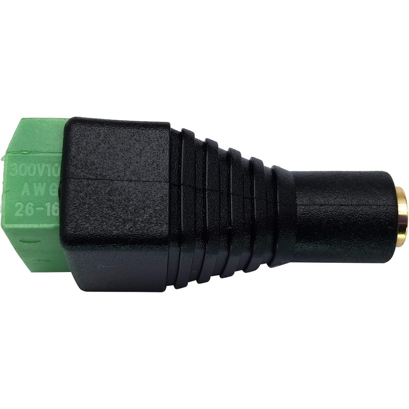 Comforty Screw Terminals Gold-Plated 4 Pieces 3.5 mm Adapter Terminal