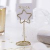 Ginger Ray GOL-602 Gold Star Name Card Holder Pack of