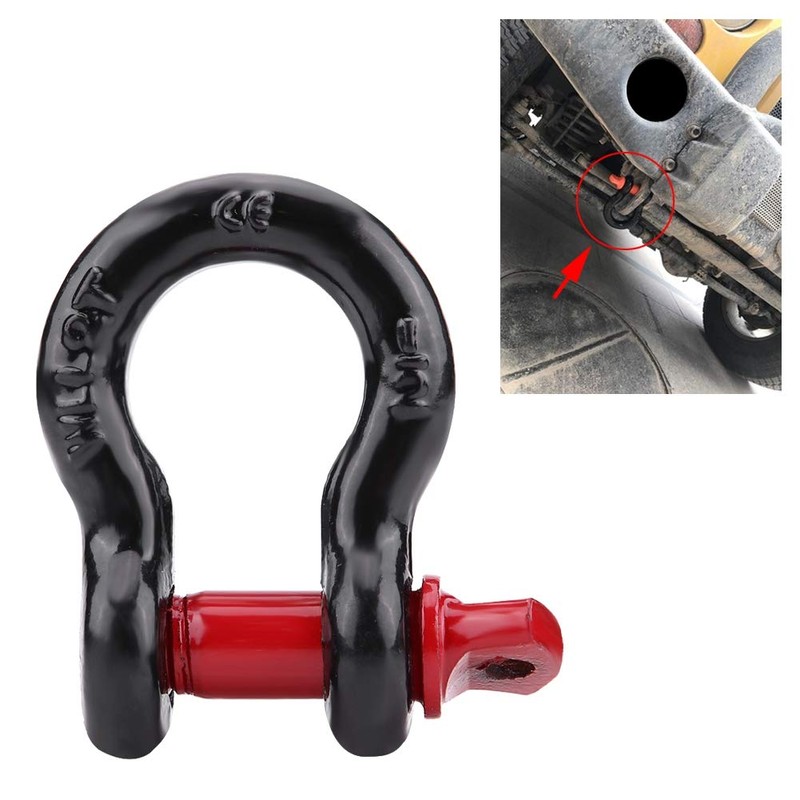 EVGATSAUTO Shackle Bracket, Galvanised High Performance Shackle D Ring 2T/4400