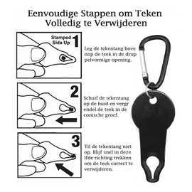 T TAKONE Tick Tweezers Set, Pack of 4, Tick Remover, Portable, Safe and Highly Effective Tick Pliers Tool Set for People, Children, Dogs and Cats (Black 4)