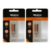 REACH Waxed Dentotape – Soft, Strong Floss for Sensitive Gums,